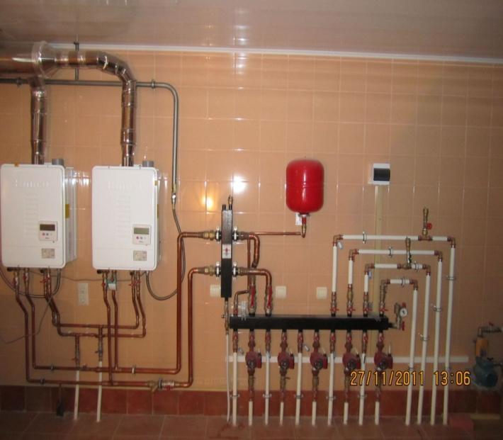 Фото 38 — Установка газового котла в доме